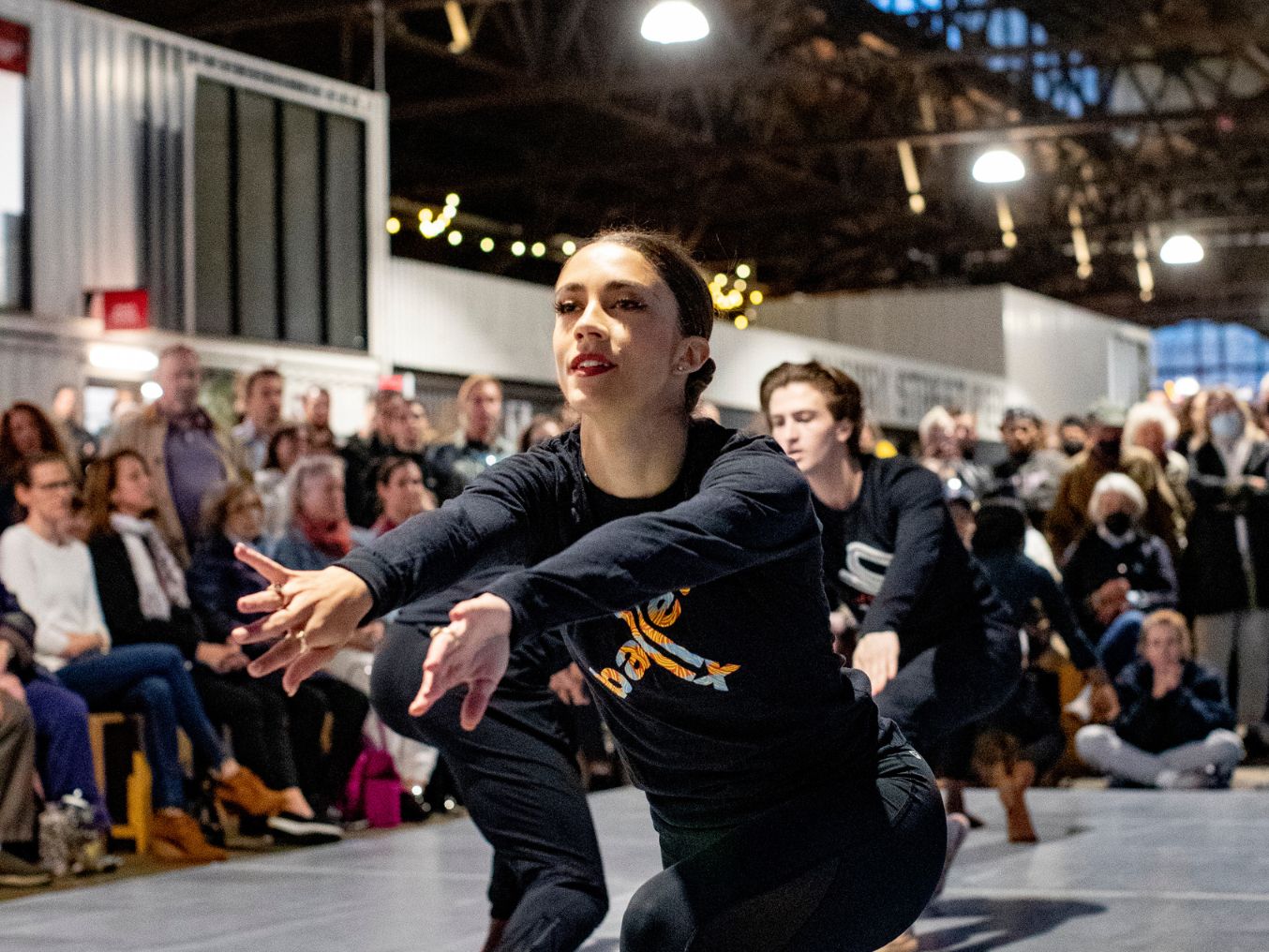 BalletX Dancer at Indoor Pop-Up performance